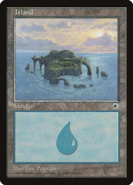 Island, Magic card POR 203 — Portal set