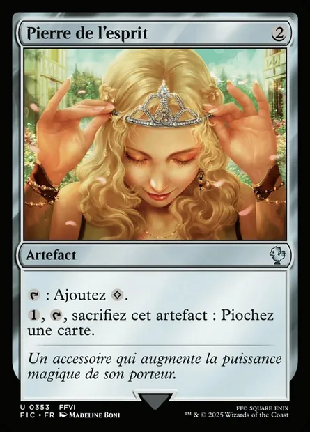 Pierre de l'esprit, carte Magic FIC 353 — extension Final Fantasy Commander