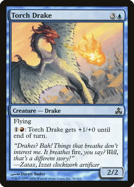 Torch Drake, Magic card GPT 38 — Guildpact set