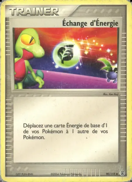 Échange d'Énergie, carte Pokémon RG 90 — extension EX Rouge Feu & Vert Feuille