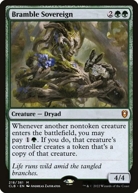 Bramble Sovereign, Magic card CLB 218 — Commander Legends: Battle for Baldur's Gate set
