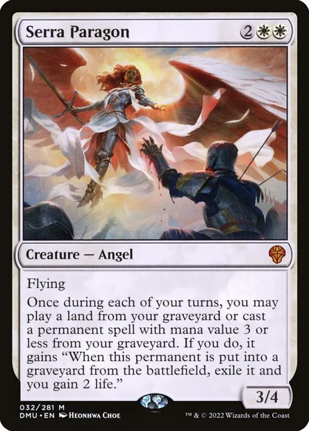 Serra Paragon, Magic card PDMU 32p — Dominaria United Promos set