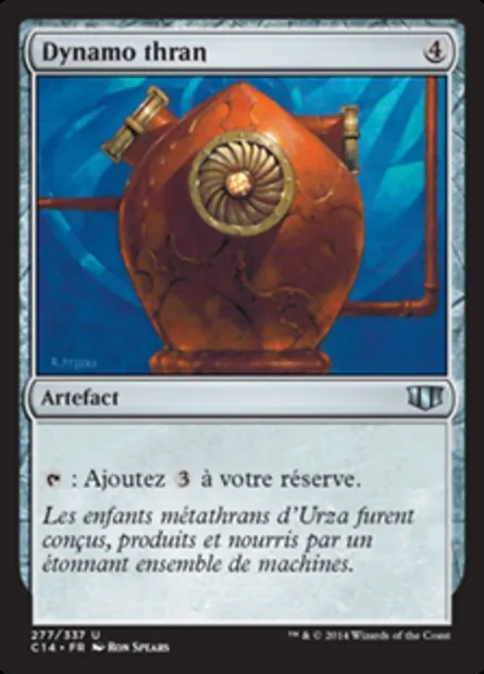 Dynamo thran, carte Magic C14 277 — extension Commander 2014