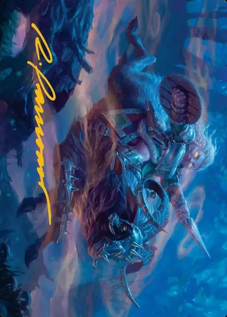 Bristlebane Outrider // Bristlebane Outrider, carte Magic AECL 18 — extension Lorwyn Eclipsed Art Series