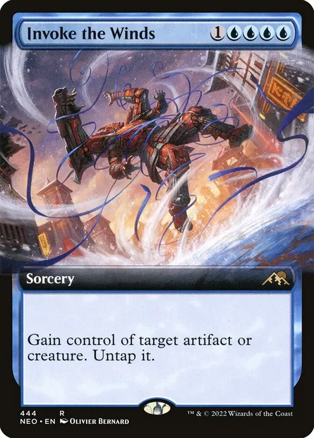 Invoke the Winds, Magic card NEO 444 — Kamigawa: Neon Dynasty set
