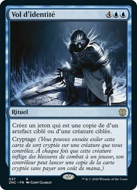 Vol d'identité, carte Magic ZNC 37 — extension Zendikar Rising Commander