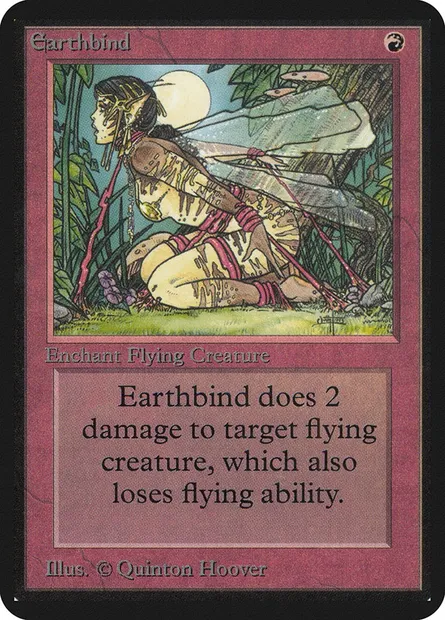 Earthbind, Magic card LEA 145 — Limited Edition Alpha set