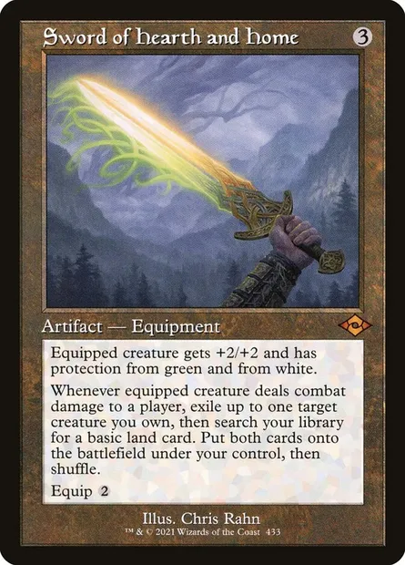 Sword of Hearth and Home, Magic card MH2 433 — Modern Horizons 2 set
