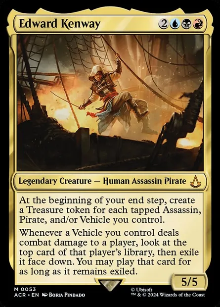 Edward Kenway, Magic card ACR 53 — Assassin's Creed set