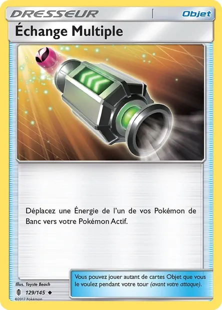 Échange Multiple, carte Pokémon GRI 129 — extension Gardiens Ascendants