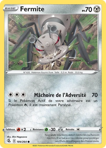 Fermite, carte Pokémon FST 184 — extension Poing de Fusion
