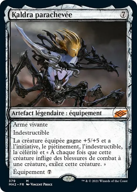 Kaldra parachevée, carte Magic MH2 379 — extension Horizons du Modern 2