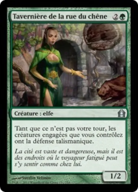 Tavernière de la rue du chêne, carte Magic RTR 131 — extension Retour à Ravnica