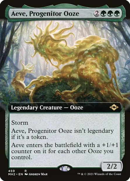 Aeve, Progenitor Ooze, Magic card MH2 459 — Modern Horizons 2 set