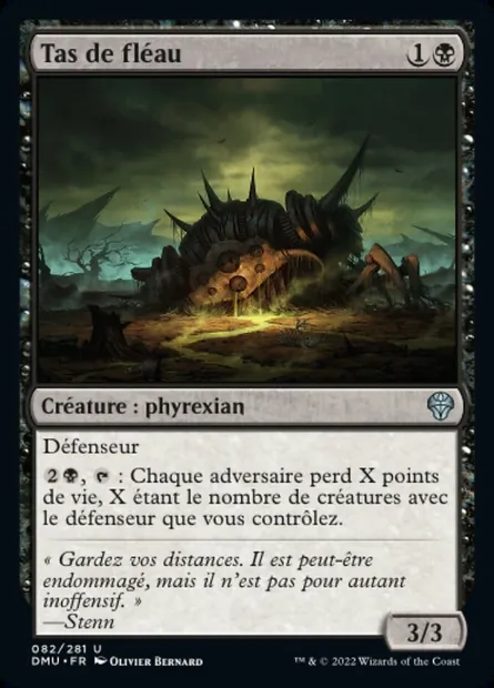 Tas de fléau, carte Magic DMU 82 — extension Dominaria Uni