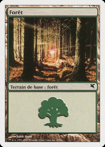 Forêt, carte Magic PSAL B47 — extension Salvat 2005