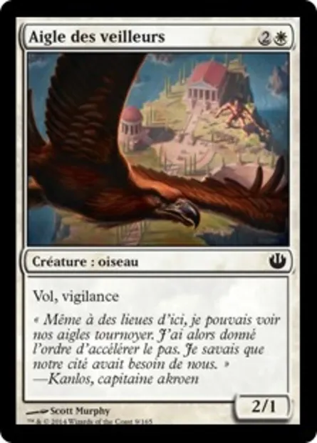 Aigle des veilleurs, carte Magic JOU 9 — extension Incursion dans Nyx