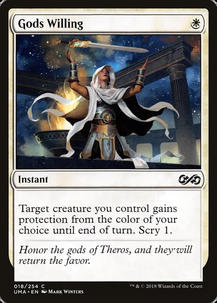 Gods Willing, Magic card UMA 18 — Ultimate Masters set