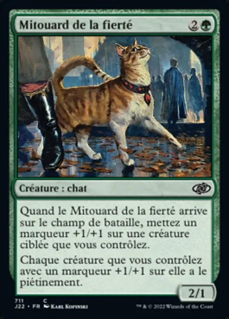 Mitouard de la fierté, carte Magic J22 711 — extension Jumpstart 2022