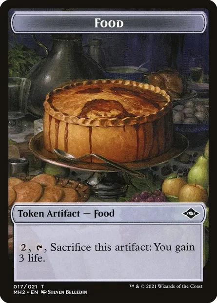 Food, carte Magic TMH2 17 — extension Modern Horizons 2 Tokens