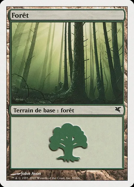 Forest, Magic card PSAL D59 — Salvat 2005 set