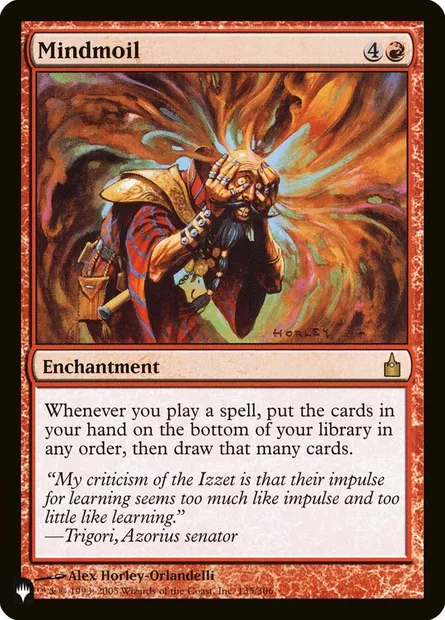 Mindmoil, Magic card PLST RAV-135 — The List set