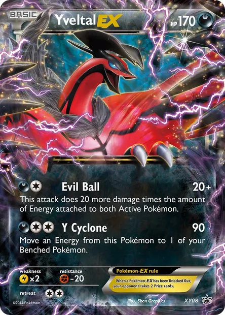 Yveltal EX, Pokémon card XY 08 — XY Black Star Promos set