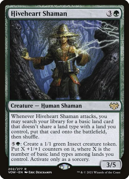 Hiveheart Shaman, Magic card VOW 202 — Innistrad: Crimson Vow set