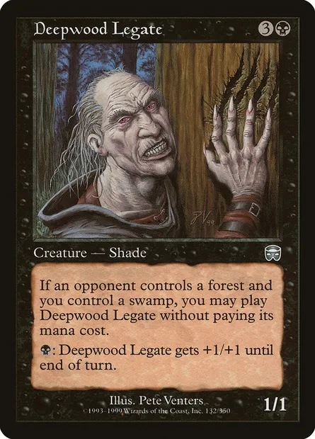 Deepwood Legate, Magic card MMQ 132 — Mercadian Masques set