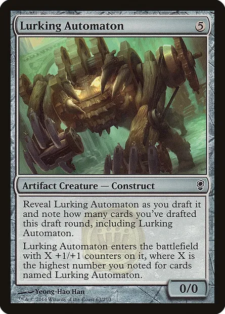 Lurking Automaton, carte Magic CNS 63 — extension Conspiration