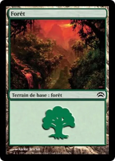 Forêt, carte Magic PC2 153 — extension Planechase 2012
