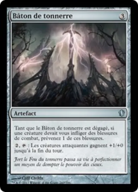 Bâton de tonnerre, carte Magic C13 267 — extension Commander 2013