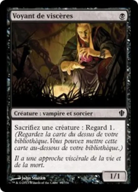 Voyant de viscères, carte Magic C13 99 — extension Commander 2013