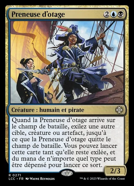 Preneuse d'otage, carte Magic LCC 271 — extension The Lost Caverns of Ixalan Commander
