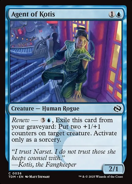 Agent of Kotis, Magic card TDM 36 — Tarkir: Dragonstorm set