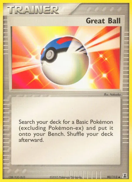 Great Ball, Pokémon card DS 90 — Delta Species set