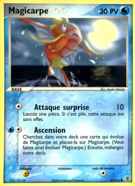Magicarpe, carte Pokémon RG 67 — extension EX Rouge Feu & Vert Feuille