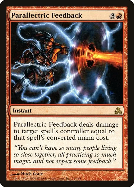 Parallectric Feedback, Magic card GPT 71 — Guildpact set