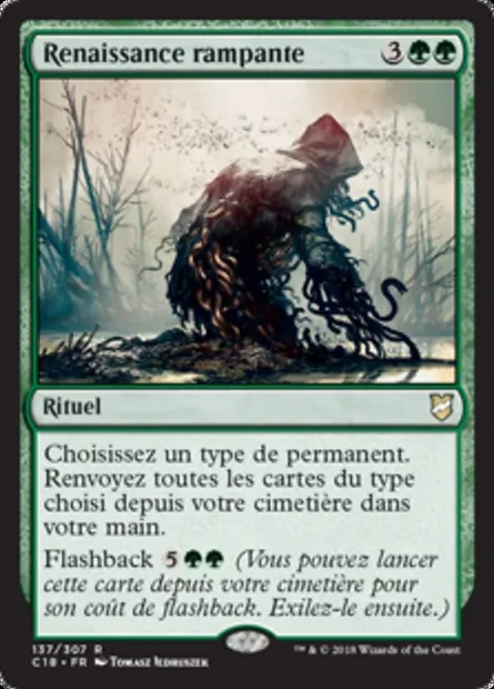 Renaissance rampante, carte Magic C18 137 — extension Commander 2018