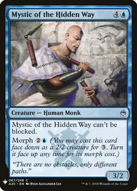 Mystique de la Voie secrète, carte Magic PLST A25-67 — extension The List