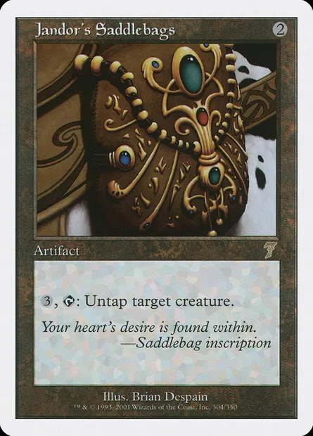 Jandor's Saddlebags, Magic card 7ED 304 — Seventh Edition set