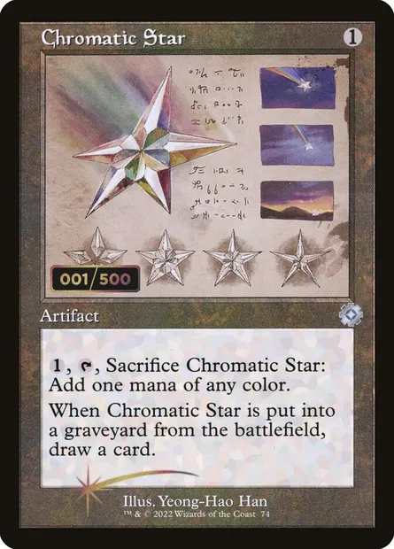 Chromatic Star, Magic card BRR 74z — The Brothers' War Retro Artifacts set