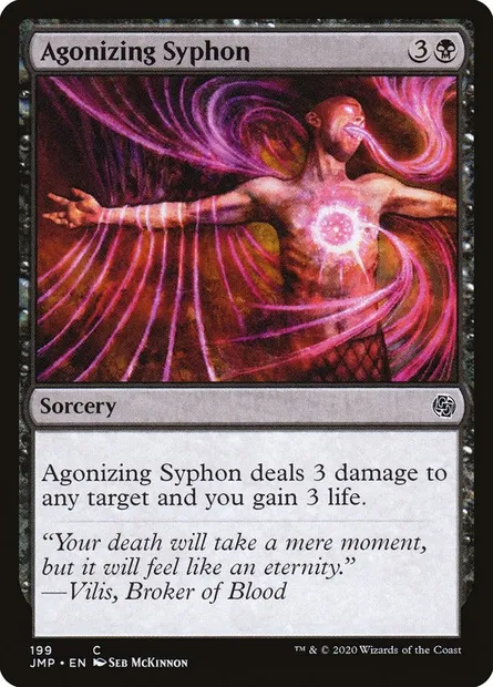 Agonizing Syphon, Magic card JMP 199 — Jumpstart set