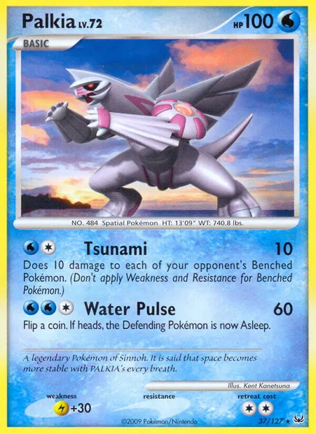 Palkia, Pokémon card PL 37 — Platinum set