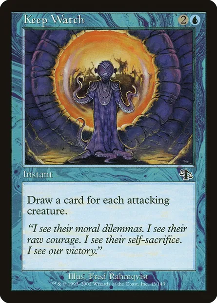 Keep Watch, Magic card JUD 43 — Judgment set