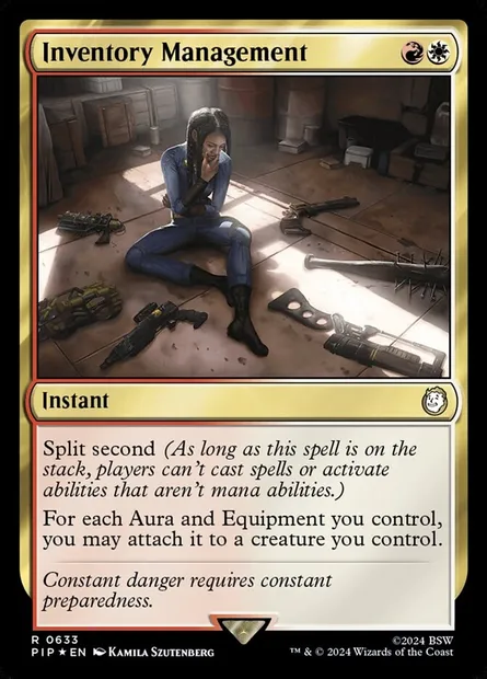 Inventory Management, Magic card PIP 633 — Fallout set