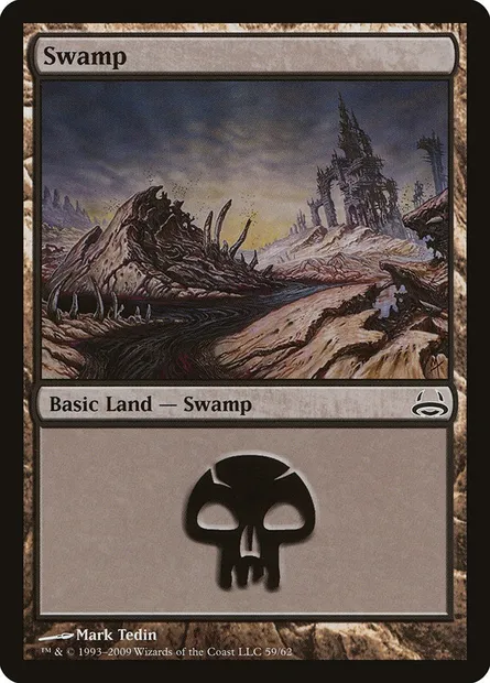 Swamp, Magic card DDC 59 — Duel Decks: Divine vs. Demonic set