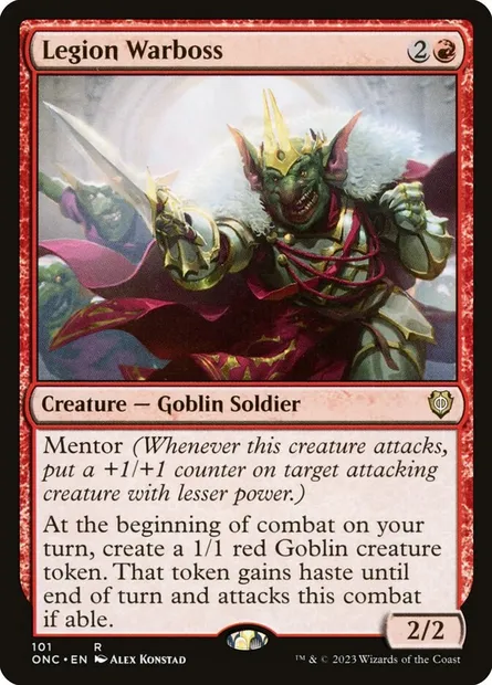 Legion Warboss, Magic card ONC 101 — Phyrexia: All Will Be One Commander set