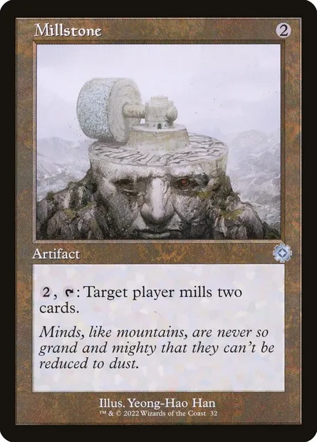 Millstone, Magic card BRR 32 — The Brothers' War Retro Artifacts set