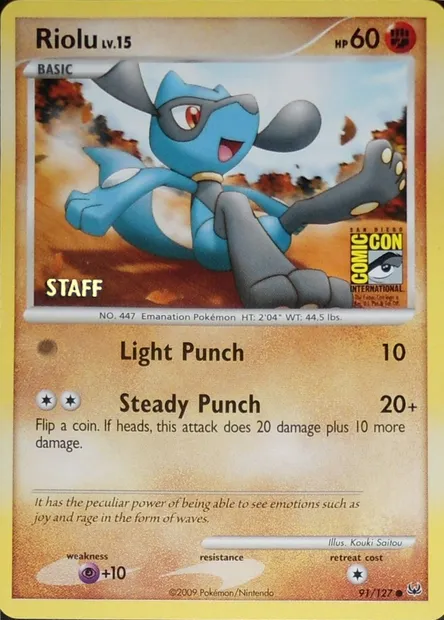 Riolu Lv.15, Pokémon card PR 091-3 — Assorted Promos set